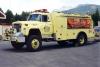 Photo of Anderson serial MSF-840-9, a 1978 International pumper of the Whistler Fire Department in British Columbia.