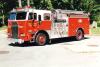Photo of Anderson serial CS-1500-109, a 1987 Freightliner pumper of the Vancouver Fire Department in British Columbia.