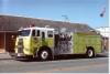 Photo of Anderson serial MS-1050-142, a 1989 Freightliner pumper of the Surrey Fire Department in British Columbia.