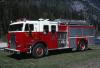 Photo of Anderson serial IS-5000-148, a 1989 Freightliner pumper of the Kemano Fire Department in British Columbia.