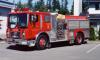 Photo of Anderson serial MS-1250-187, a 1991 Mack pumper of the Langley Township Fire Department in British Columbia.