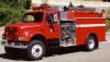 Photo of Anderson serial 91085CAND92002390, a 1992 International pumper of the Kootenay Boundary Fire Department in British Columbia.