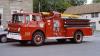 Photo of King-Seagrave serial 61016, a 1961 Ford pumper of the Gore Bay Fire Department in Ontario.