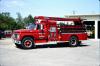Photo of King-Seagrave serial 64143, a 1964 Ford pumper of the Brantford Township Fire Department in Ontario.