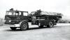 King-Seagrave delivery photo of serial 65038, a 1966 FWD quint of the Kitchener Fire Department in Ontario.
