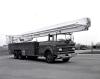 King-Seagrave delivery photo of serial 65099, a 1966 GMC aerial platform of the Oshawa Fire Services in Ontario.