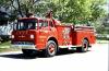 Photo of King-Seagrave serial 65145, a 1966 Ford pumper of the Thorold Fire Department in Ontario.