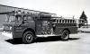 King-Seagrave delivery photo of serial 66013, a 1966 Ford pumper of the Simcoe Fire Department in Ontario.