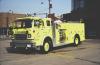 Photo of Pierreville serial PFT-1203, a 1981 International pumper of the St. Catharines Fire Department in Ontario.