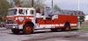 Photo of Pierreville serial PFT-1258, a 1983 International aerial of the St. Catharines Fire Department in Ontario.