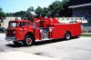 Photo of Pierreville serial PFT-300, a 1973 Ford quint of the Owen Sound Fire Department in Ontario.