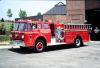 Photo of Pierreville serial PFT-339, a 1973 Ford pumper of the Mississauga Fire Department in Ontario.