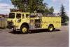 Photo of Pierreville serial PFT-1008, a 1980 International pumper of the Calgary Fire Department in Alberta.