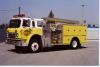 Photo of Pierreville serial PFT-1044, a 1980 International pumper of the Surrey Fire Department in British Columbia.