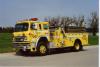 Photo of Pierreville serial PFT-1151, a 1981 International pumper of the Vaughan Fire Department in Ontario.