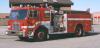 Photo of Pierreville serial PFT-1250, a 1982 Kenworth pumper of the Mississauga Fire Department in Ontario.