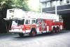 Photo of Pierreville serial PFT-1317, a 1985 Pemfab platform of the Kitchener Fire Department in Ontario.
