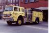 Photo of Pierreville serial PFT-1345, a 1985 International pumper of the Saint John Fire Department in New Brunswick.