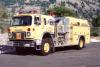 Photo of Superior serial SE 427, a 1981 International pumper of the Kamloops Fire Department in British Columbia.