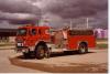 Photo of Superior serial SE 462, a 1982 International pumper of the Hay River Fire Department in Northwest Territories.