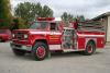 Photo of Superior serial SE 848, a 1987 GMC pumper of the Mapleton Fire Department in Ontario.
