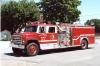 Photo of Superior serial SE 896, a 1988 International pumper of the Belle River Fire Department in Ontario.