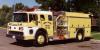 Photo of Superior serial SE 900, a 1988 Ford pumper of the Brooks Fire Department in Alberta.