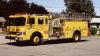 Photo of Superior serial SE 1022, a 1990 Pierce Dash pumper of the Kamloops Fire Department in British Columbia.