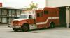Photo of Superior serial SE 1063, a 1990 International walk-in rescue of the Timmins Fire Department in Ontario.