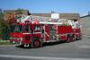 Photo of Superior serial SE 1096, a 1990 Pierce Arrow quint of the Sudbury Fire Department in Ontario.