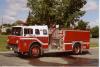 Photo of Superior serial SE 1105, a 1990 Ford pumper of the High River Fire Department in Alberta.
