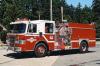 Photo of Superior serial SE 1210, a 1992 Pierce Dash pumper of the Saltspring Island Fire Department in British Columbia.