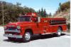 Photo of Thibault serial 392529, a 1959 Chevrolet pumper of the Squamish Fire Department in British Columbia.