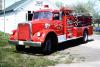Photo of Thibault serial 10633, a 1960 International pumper of the Wainfleet Township Fire Department in Ontario.