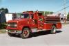 Photo of Thibault serial T67-117, a 1967 GMC pumper of the Mattawa Fire Department in Ontario.