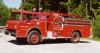 Photo of Thibault serial T67-162, a 1967 Ford pumper of the Highlands Fire Department in British Columbia.