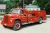 Photo of a 1969 International Thibault pumper of the Brucefield Fire Department in Ontario.