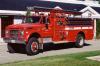 Photo of Thibault serial T70-174, a 1970 GMC pumper of the Kootenay Boundary Fire Department in British Columbia.