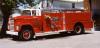 Photo of Thibault serial T74-206, a 1974 Dodge pumper of the Little Current Fire Department in Ontario.