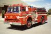 Photo of a 1975 Ford Thibault pumper of the Flamborough Fire Department in Ontario.