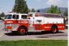 Photo of Thibault serial T75-199, a 1975 Custom pumper of the Port Coquitlam Fire Department in British Columbia.