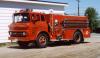 Photo of Thibault serial T76-187, a 1976 GMC pumper of the Hampton Fire Department in New Brunswick.