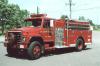 Photo of Thibault serial T80-144, a 1980 International pumper of the Cross Roads Rural Community Fire Company  in Prince Edward Island.