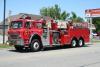 Photo of Thibault serial T80-142, a 1981 International quint of the Essex Fire Department in Ontario.