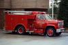 Photo of a 1981 GMC Thibault mini pumper of the North Vancouver District Fire Department in British Columbia.