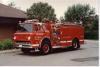 Photo of Thibault serial T81-153, a 1982 Ford tanker of the Ancaster Fire Department in Ontario.