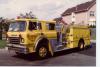 Photo of Thibault serial T82-125, a 1982 International pumper of the Markham Fire Department in Ontario.