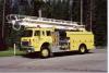 Photo of Thibault serial T82-129, a 1982 International pumper of the Elkford Fire Department in British Columbia.