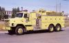 Photo of Thibault serial T82-145, a 1982 International tanker of the Calgary Fire Department in Alberta.