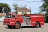 Photo of Thibault serial T84-137, a 1984 Ford pumper of the Portage La Prairie Fire Department in Manitoba.